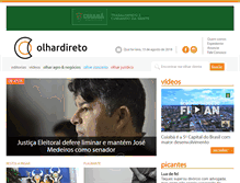 Tablet Screenshot of olhardireto.com.br